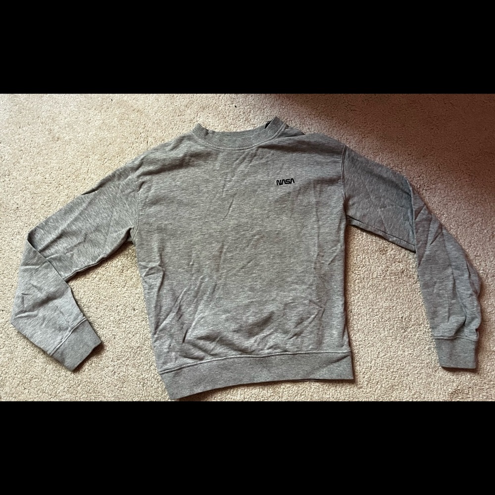 NASA gray sweatshirt